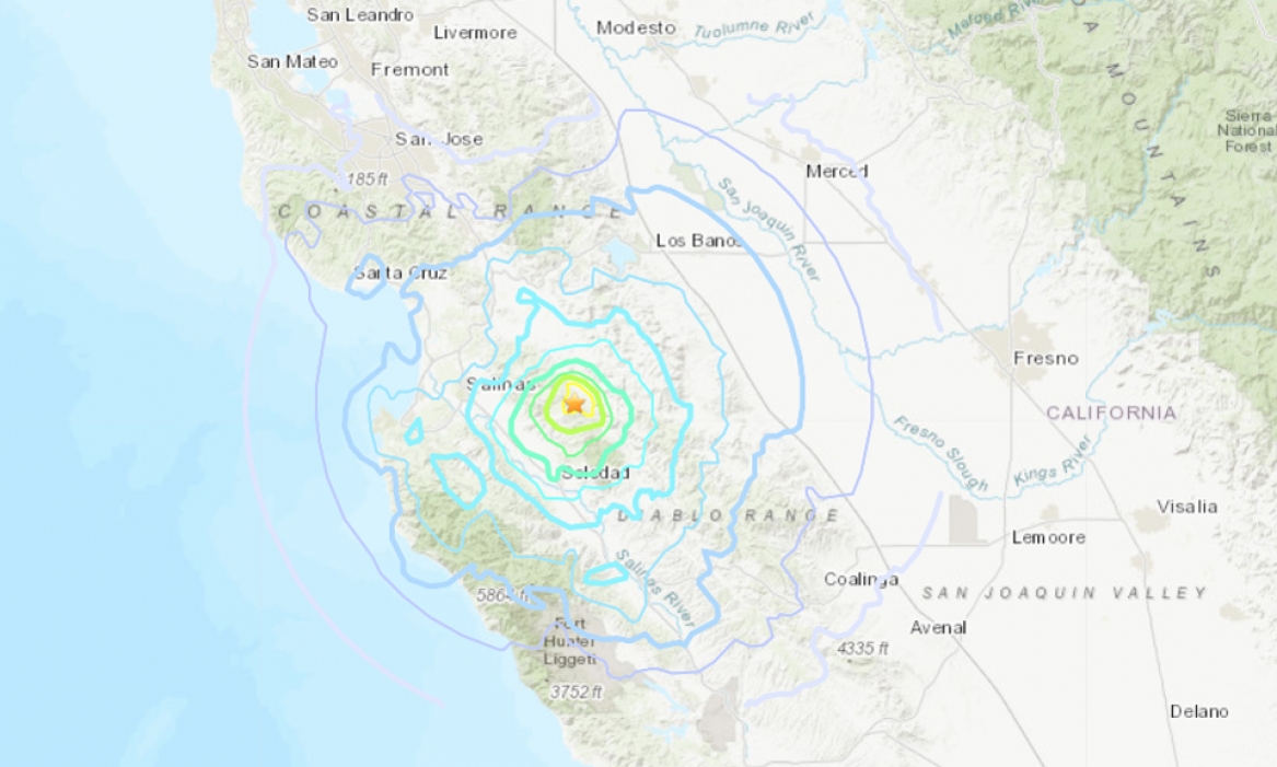 Bizbridge News Magnitude 4 7 Quake Shakes Part Of Central California